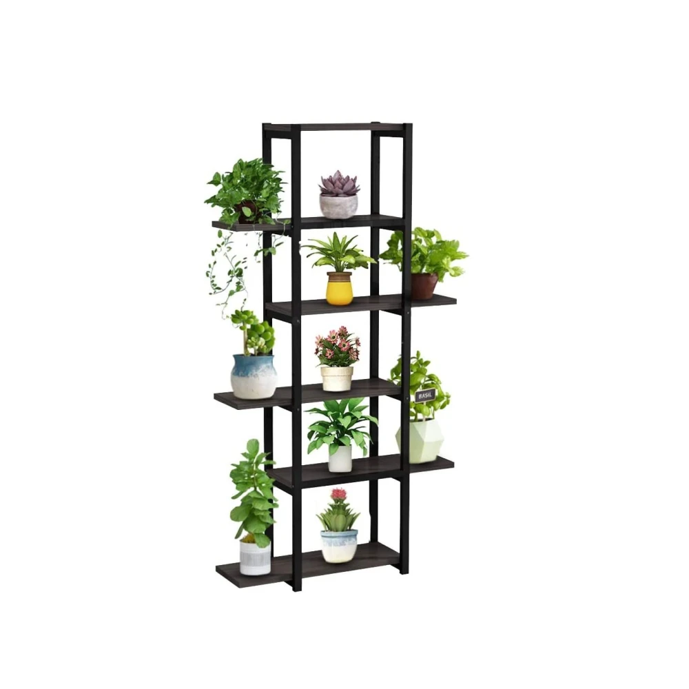 Palomino Plant Stand Indoor Outdoor, Plant Display Multi Tier Flower Shelves Stands, Garden Plant Shelf Rack Holder in Corner Living Room Balcony Patio Yard