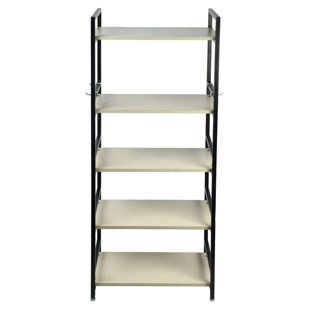 Palomino 5 Layer Microwave Rack/Kitchen Rack/Storage Shelf for Home, Office, Printer Desk Containers Kitchen Rack (White)