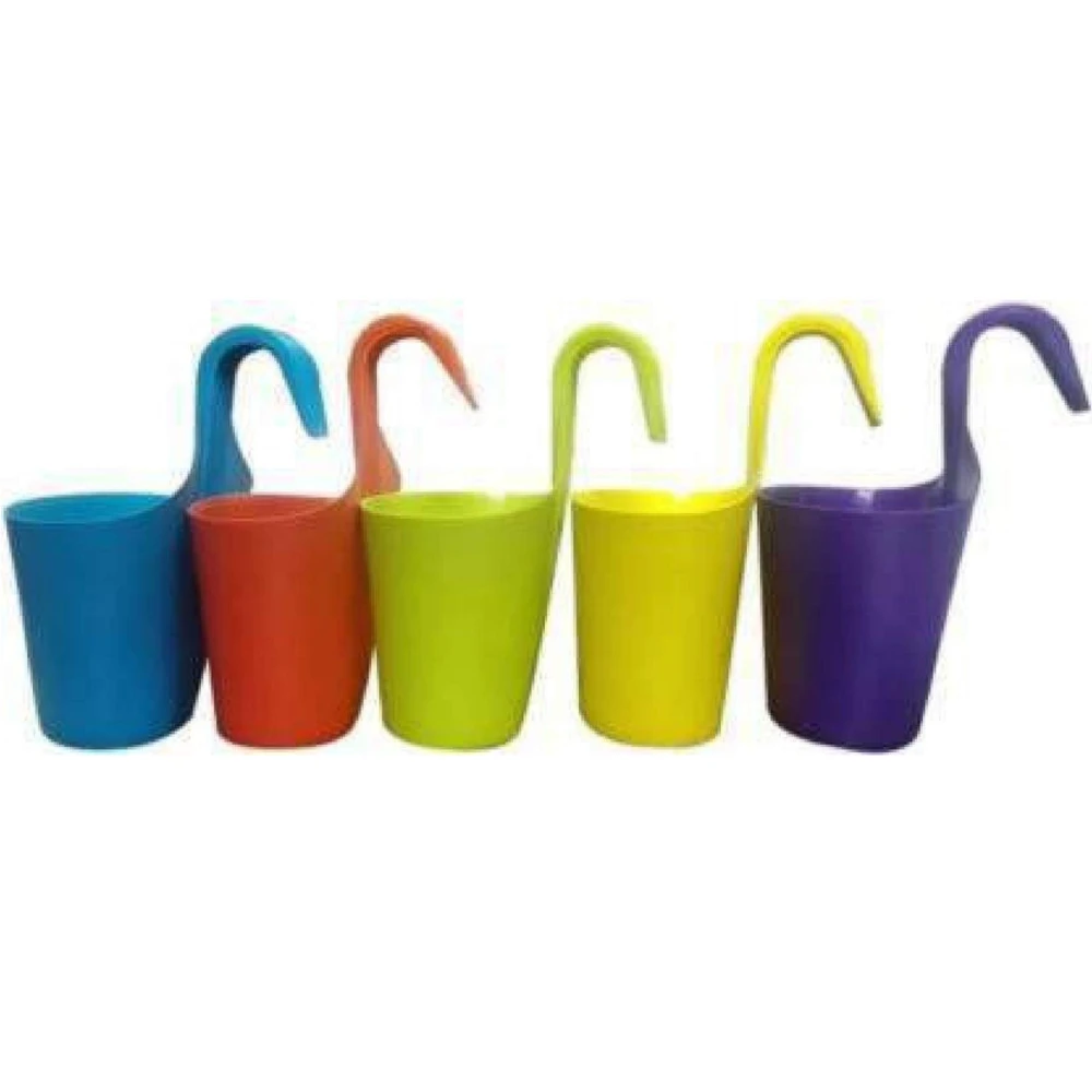 Homify Plant Containers Set (Pack of 5, Plastic)