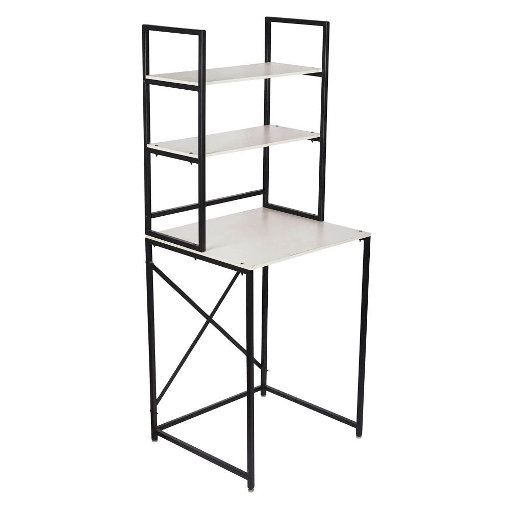 Palomino Washing Machine 3 Shelf Rack Stand for Storage Organizer in Bathroom and Washing Area/Multipurpose Space Saving Standing Shelf for Bathroom Toilet_(Brown-White)
