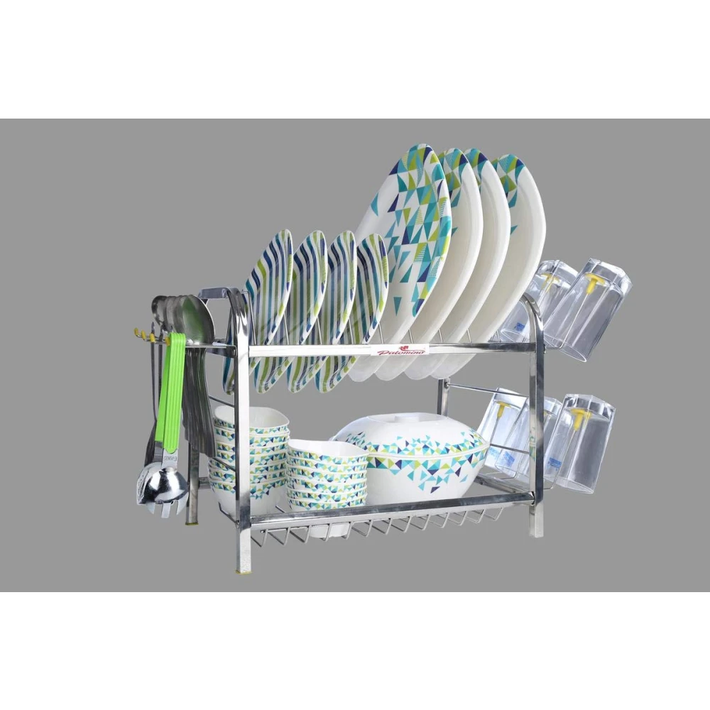Palomino Mini Rack 12inch *15 inch Wall Mount Kitchen Dish Rack Plate Cutlery Stand | Utensils Rack | Modern Kitchen Storage Rack | Dish Rack
