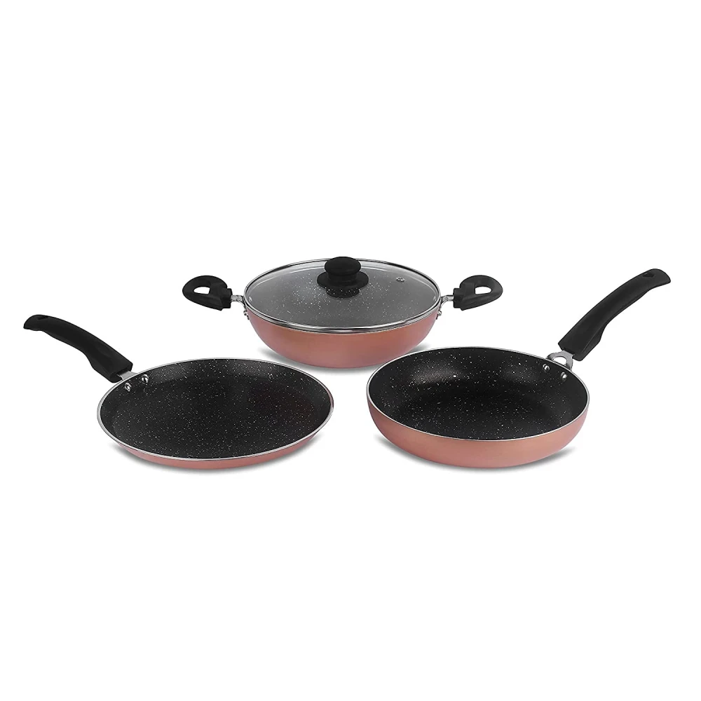 Palomino Non-Stick Aluminium Cookware Sets (Non-Induction Base)