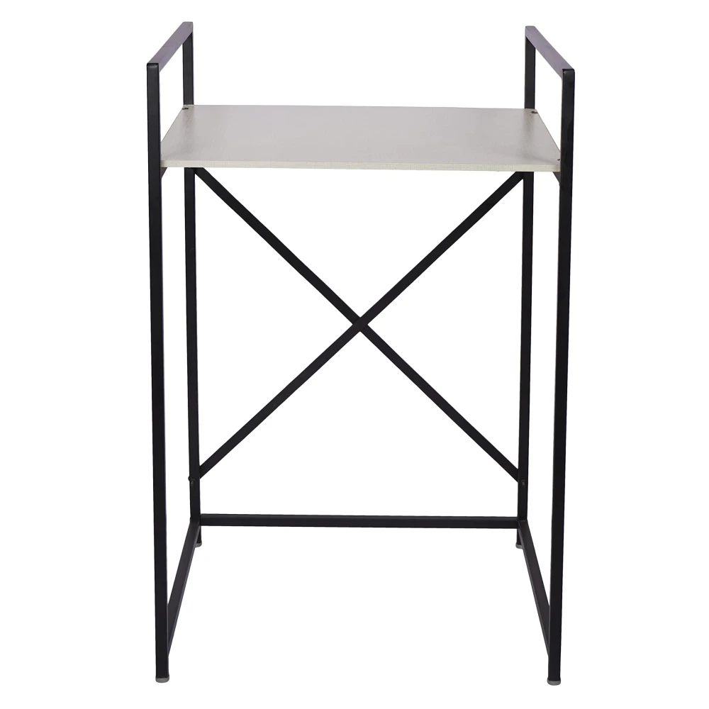 Palomino Washing Machine 1 Shelf Rack Stand for Storage Organizer in Bathroom and Washing Area/Multipurpose Space Saving Standing Shelf for Bathroom Toilet_(Brown-White)