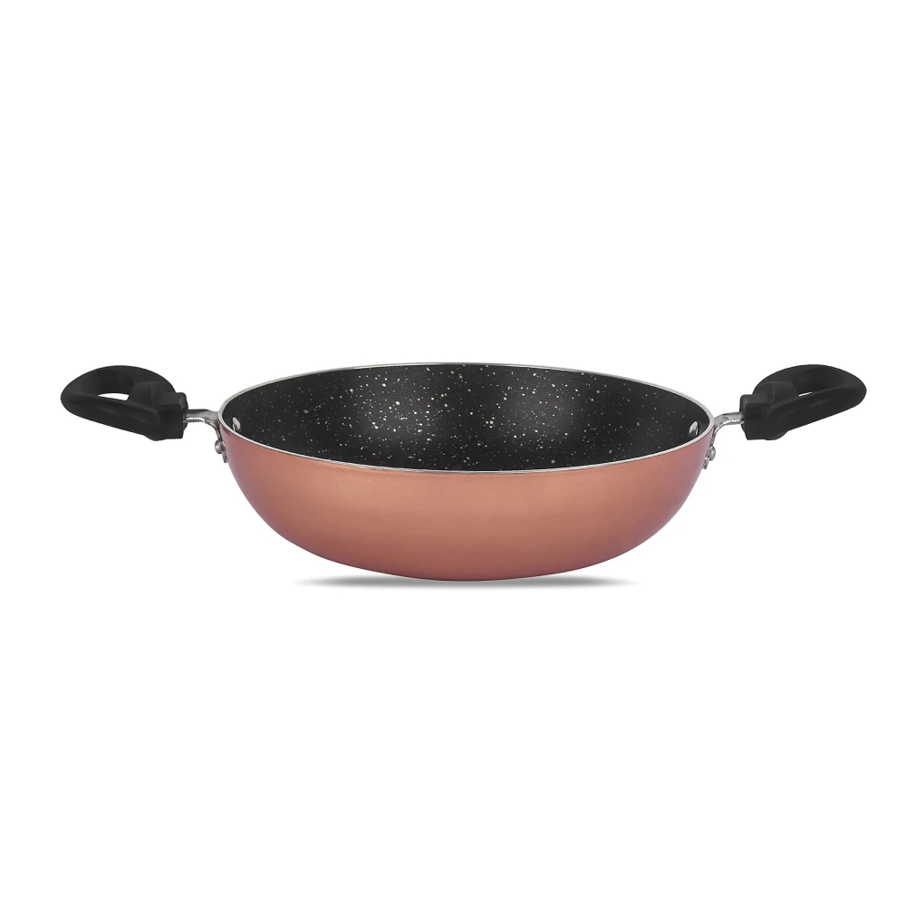 Palomino Non-Stick Aluminium Cookware Set (Non-Induction Base)/Copper Kadhai/Non Stick Kadhai