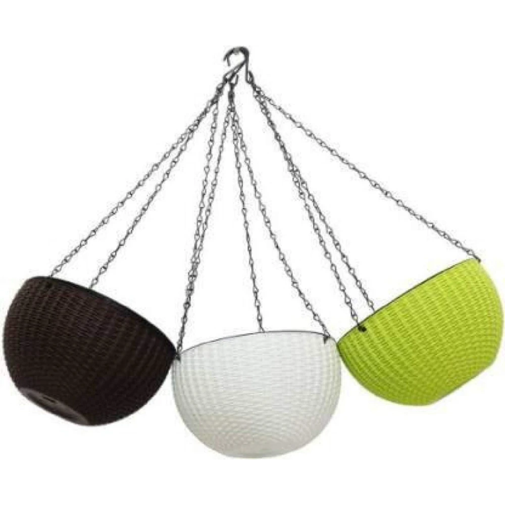 Palomino Plant Container Set (Pack of 3, Plastic)