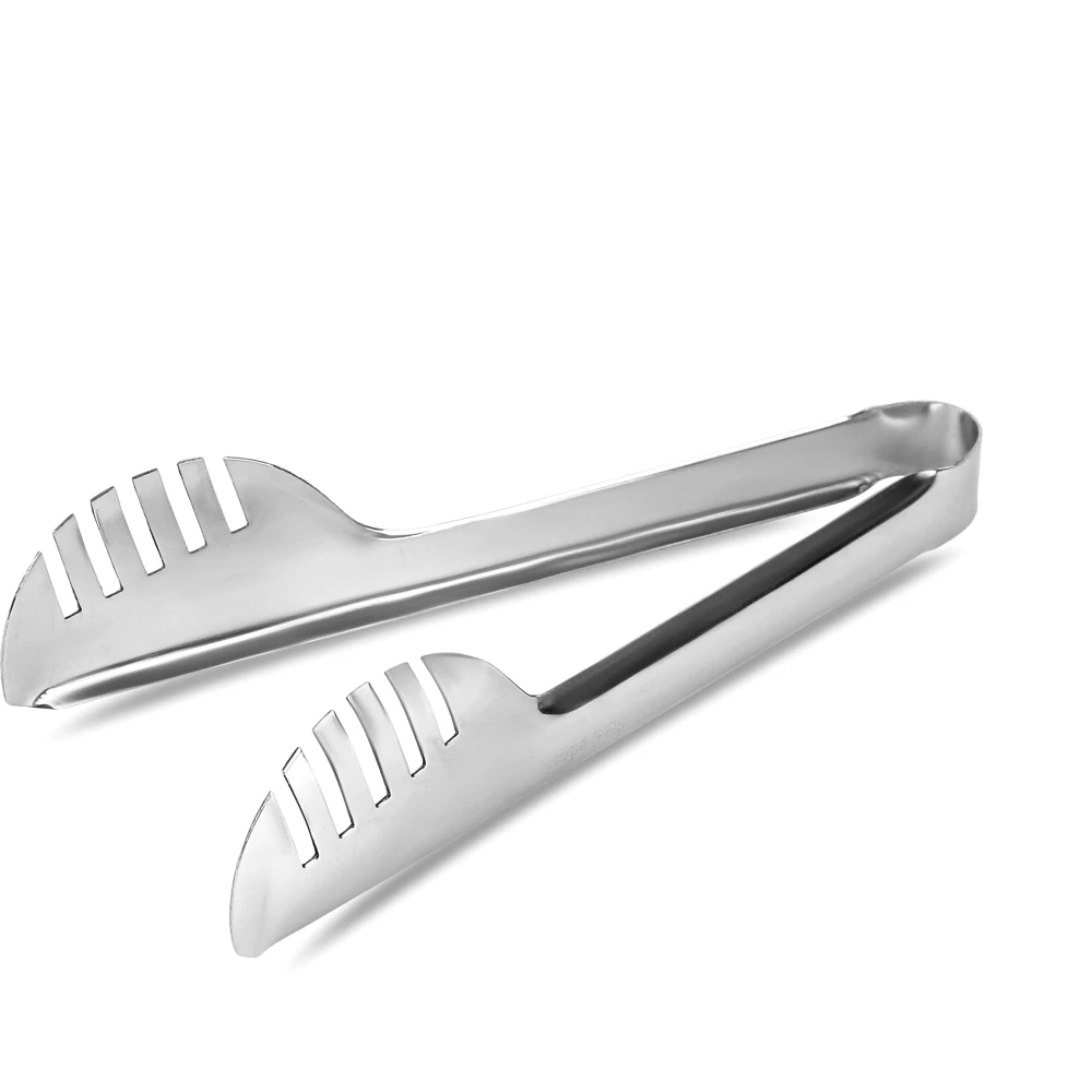 Palomino Stainless Steel Spaghetti Tongs Server Serving Tongs Tong for Noodles Pasta Macaroni Salad Kitchen Tools Food Serving Utensil -25 cm, Pack of 1