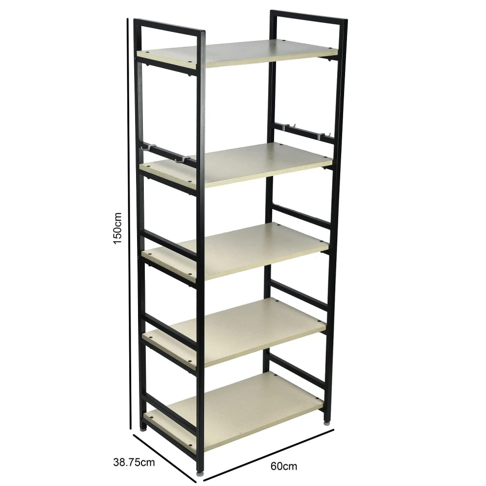 Palomino 5 Layer Microwave Rack/Kitchen Rack/Storage Shelf for Home, Office, Printer Desk Containers Kitchen Rack (White)