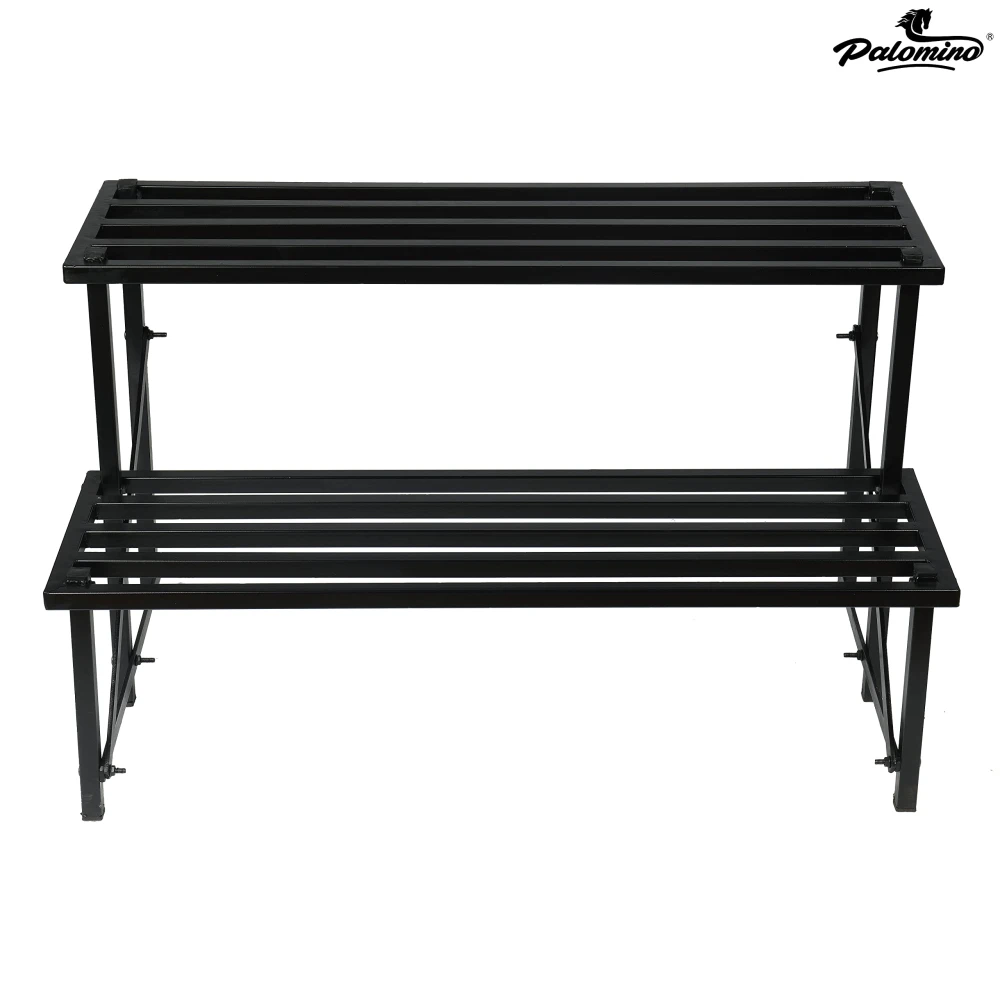 Palomino Indoor/Outdoor Flower Pot Stand Plant Stand Gamla Stand Pot Stand for Home 900MM Plant Container Set 2 Step (Metal)