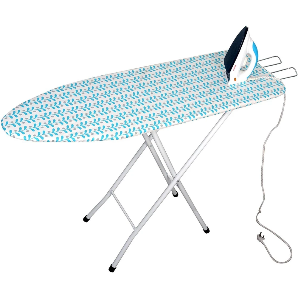 PALOMINO King Size Ironing Board/Iron Table Stand with Press Holder, Foldable & Height Adjustable- 18 Inch