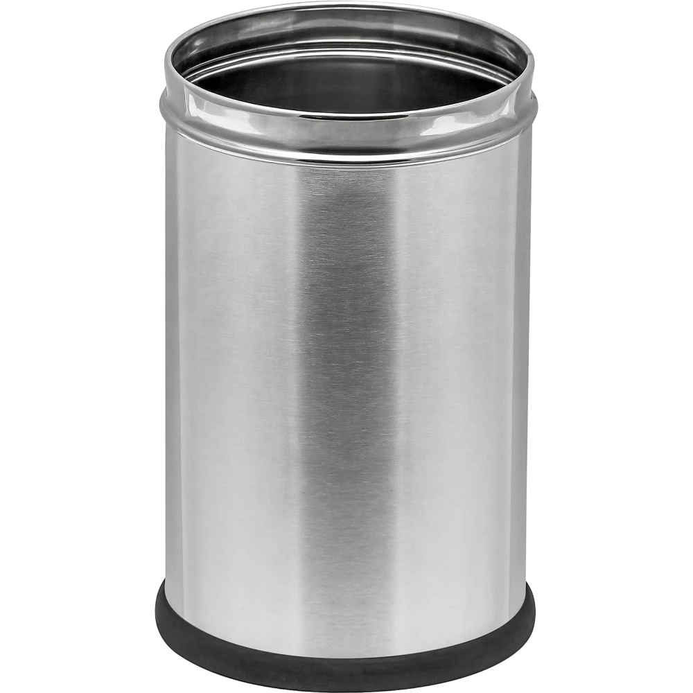 Homify Stainless Steel Pedal Dustbin with Plastic Bucket Waste bin Trash Bin Garbage bin for Home Office (11 Liter - 10 Dia X 15 Height inch)