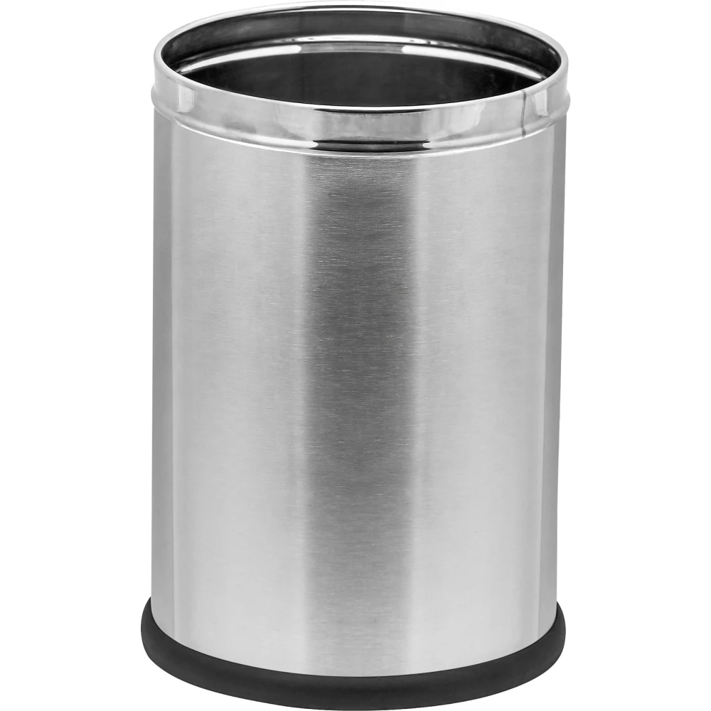 Homify Stainless Steel Dustbin for home Kitchen Office bathroom Trash Can Waste bin Stainless Steel Dustbin-10LTR