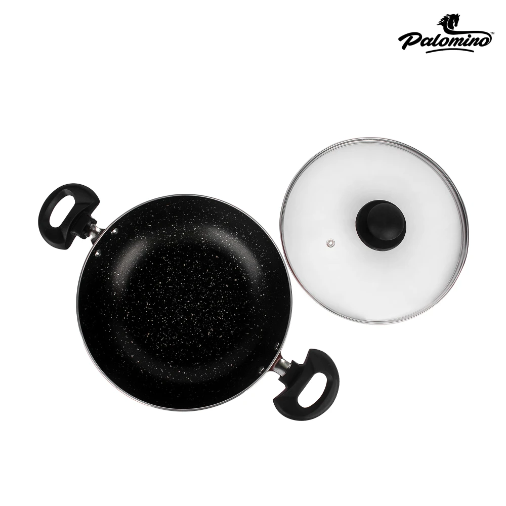 Palomino Non-Stick Aluminium Cookware Set for kitchen (Non-Induction Base)