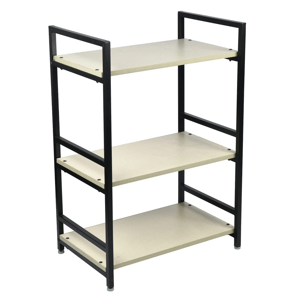 Palomino 3 Layer Microwave Rack Kitchen Rack Storage Shelf for Home, Office, Printer Desk Containers Kitchen Rack (White)