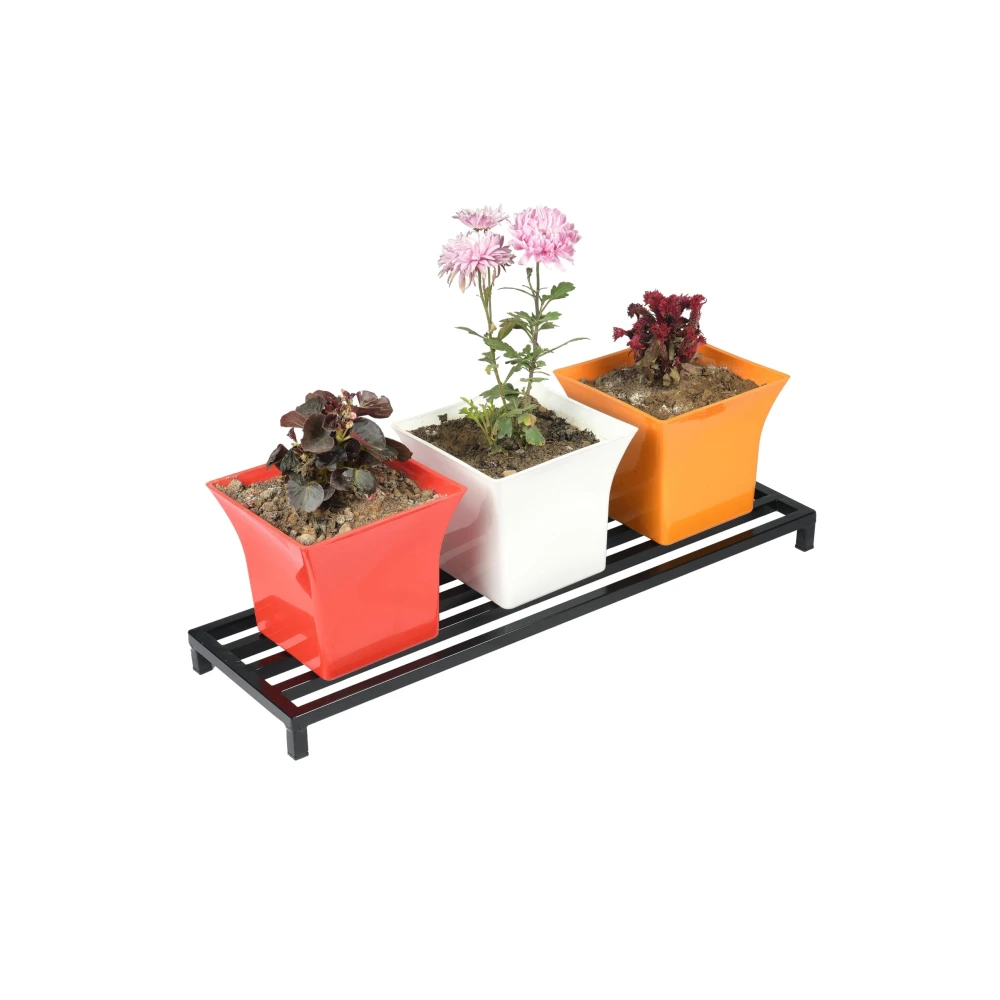 Palomino Indoor/Outdoor Flower Pot Stand Plant Stand Gamla Stand Pot Stand for Home 900MM Plant Container Set (Metal)