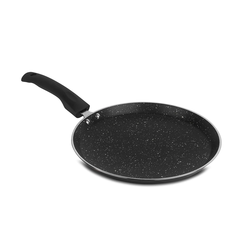 Palomino Aluminium Tawa | Non-Stick Tawa |Dosa Tawa/Pan | Pancake Pan | Non-Stick Flat Tava/Tawa | Griddle | Non-Induction Cookware | Heavy Duty Griddle(28 CM)