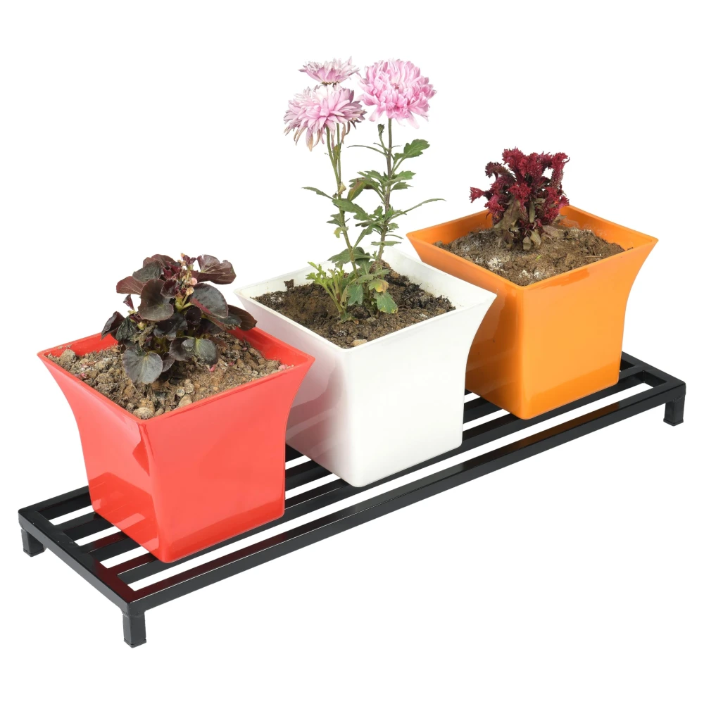 Palomino Indoor/Outdoor Flower Pot Stand Plant Stand Gamla Stand Pot Stand for Home 900MM Plant Container Set (1 Step - 90 x 27.5 x 6.2 CM)