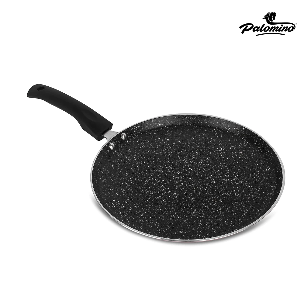 Palomino Aluminium Tawa | Non-Stick Tawa |Dosa Tawa/Pan | Pancake Pan | Griddle | Non-Induction Cookware | Non-Stick Flat Tava/Tawa