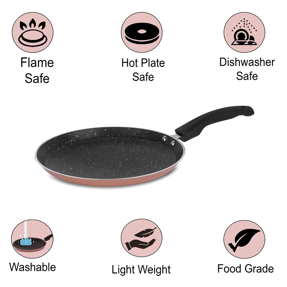 Palomino Non-Stick Aluminium Cookware Sets (Non-Induction Base)