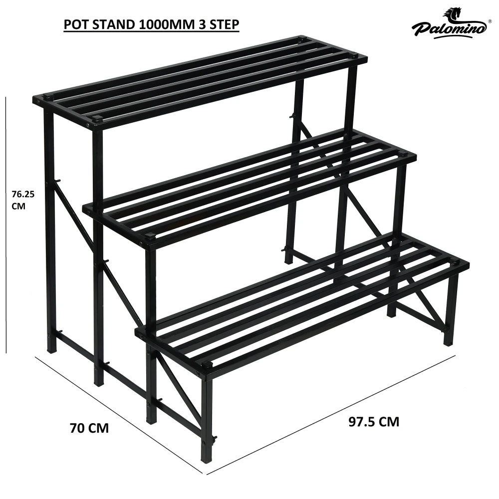 Palomino Indoor/Outdoor Flower Pot Stand Plant Stand Gamla Stand Pot Stand for Home 1000MM Plant Container Set