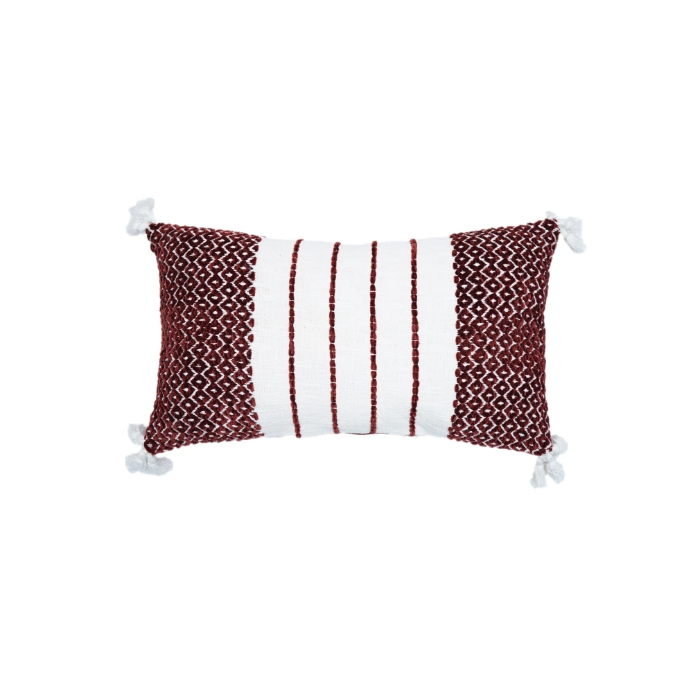 Rectangular Cotton Cushion Cover 14x24 Inch (36x60 cm) Set of 2