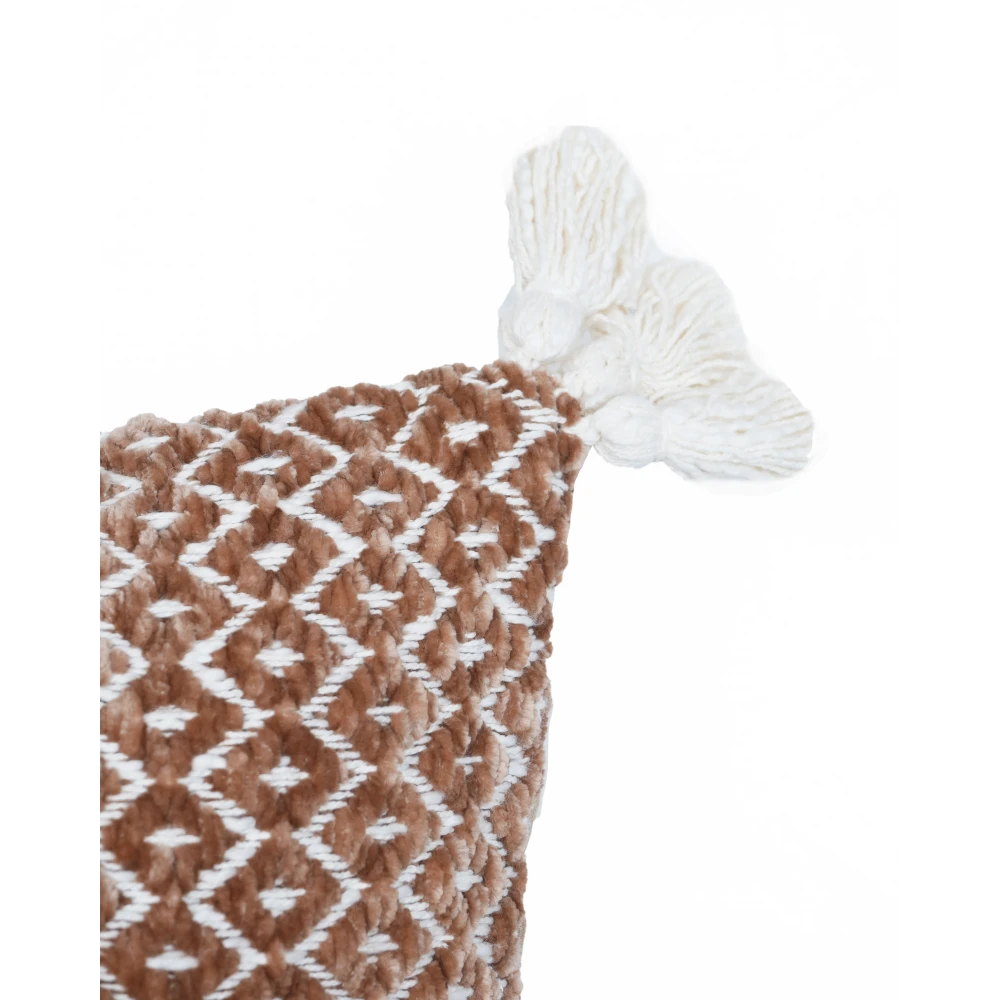 Decorative Lumbar Cushion Cover 14x24 Inch (36x60 cm) Set of 2 in Pure Cotton