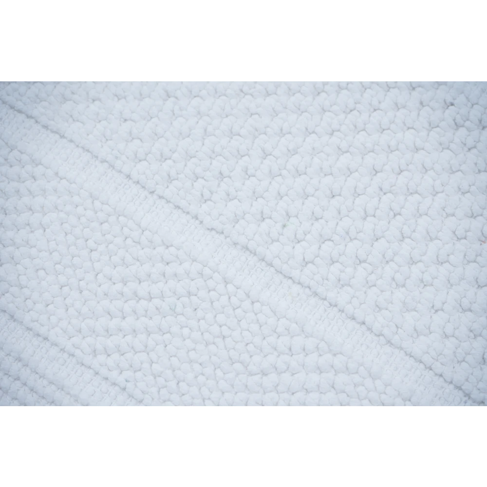 Pure Cotton Bath Mat – WHITE Color – 50 x 80 cm – 2000 GSM with Anti-Slip Backing