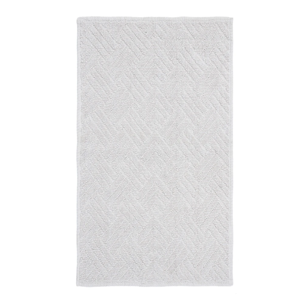 Pure Cotton Bath Mat – IVORY Color – 50 x 80 cm – 2000 GSM with Anti-Slip Backing