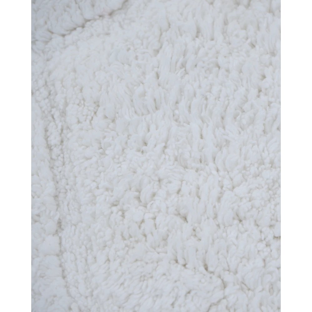 Pure Cotton Bath Mat – Cream Color – 40 x 60 cm – 2000 GSM with Anti-Slip Backing