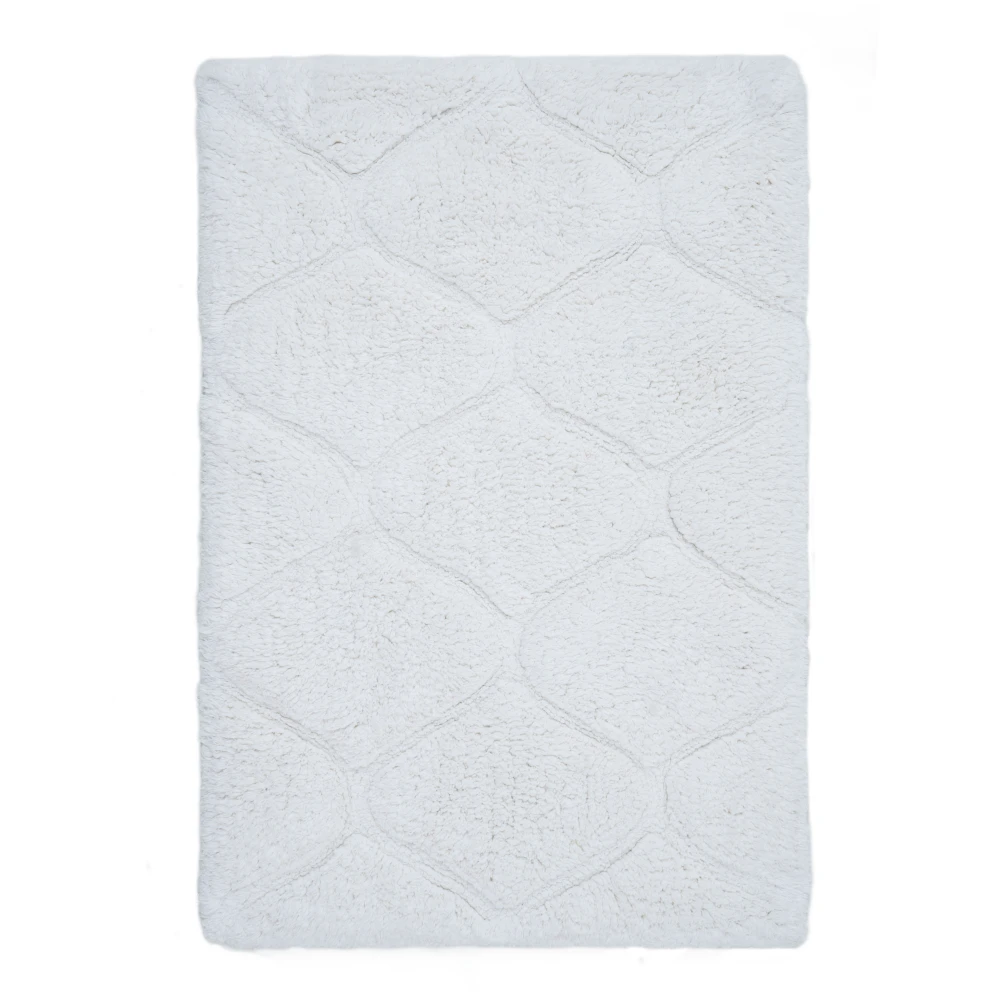 Pure Cotton Bath Mat – Cream Color – 50 x 80 cm – 2000 GSM with Anti-Slip Backing