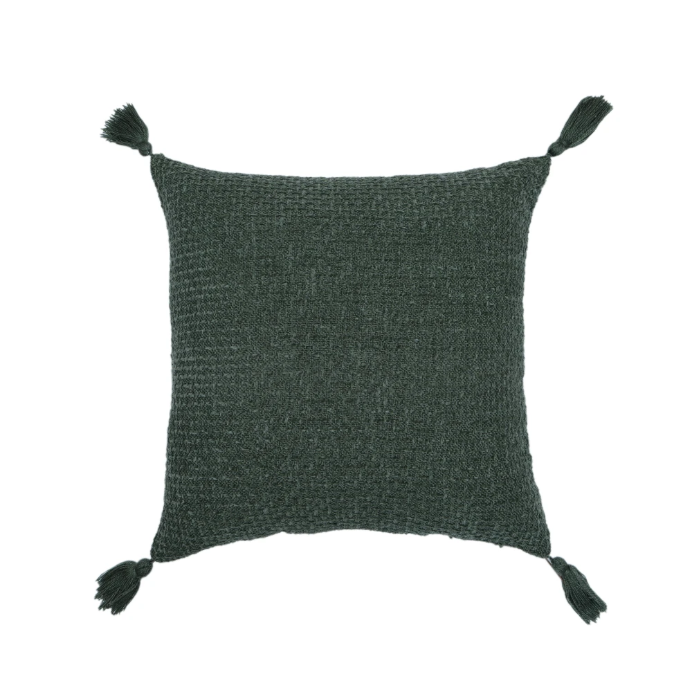Soft Pure Cotton Sofa Cushion Cover 22x22 Inch (55x55 cm) Set of 2