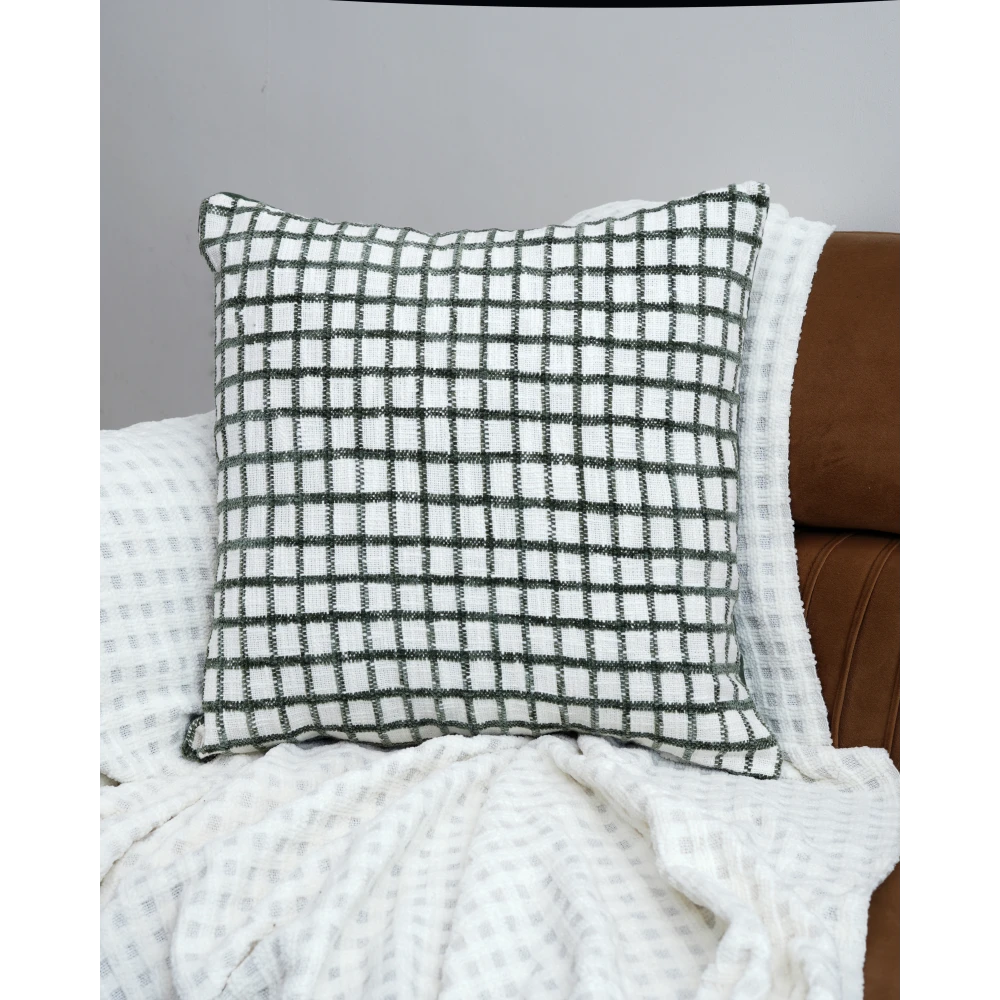 Luxury Pure Cotton Cushion Cover 22x22 Inch (55x55 cm) Set of 2 Pieces