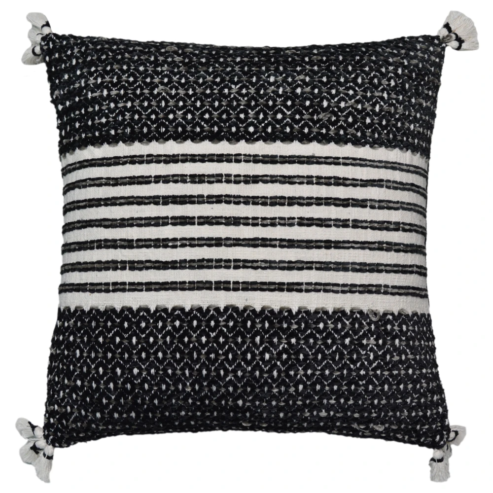 Pure Cotton Large Cushion Cover 22x22 Inch (55x55 cm) Set of 2 for Bedroom