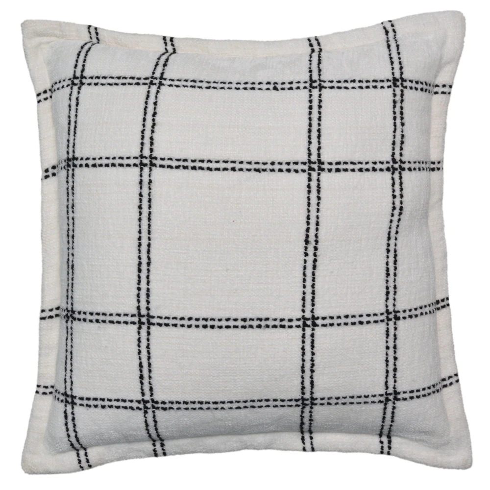 Premium Pure Cotton Cushion Cover 23x23 Inch (58x58 cm) Set of 2 Pieces
