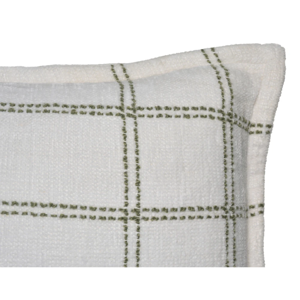 Elegant Square Cushion Cover 22x22 Inch (55x55 cm) Set of 2 in Pure Cotton