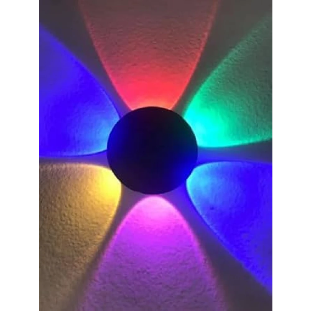 SHRI MAHAL ANTIQUES Wall Lamps & Sconces (6 Way Multicolor Flower) for Living Room Bed Room Hall