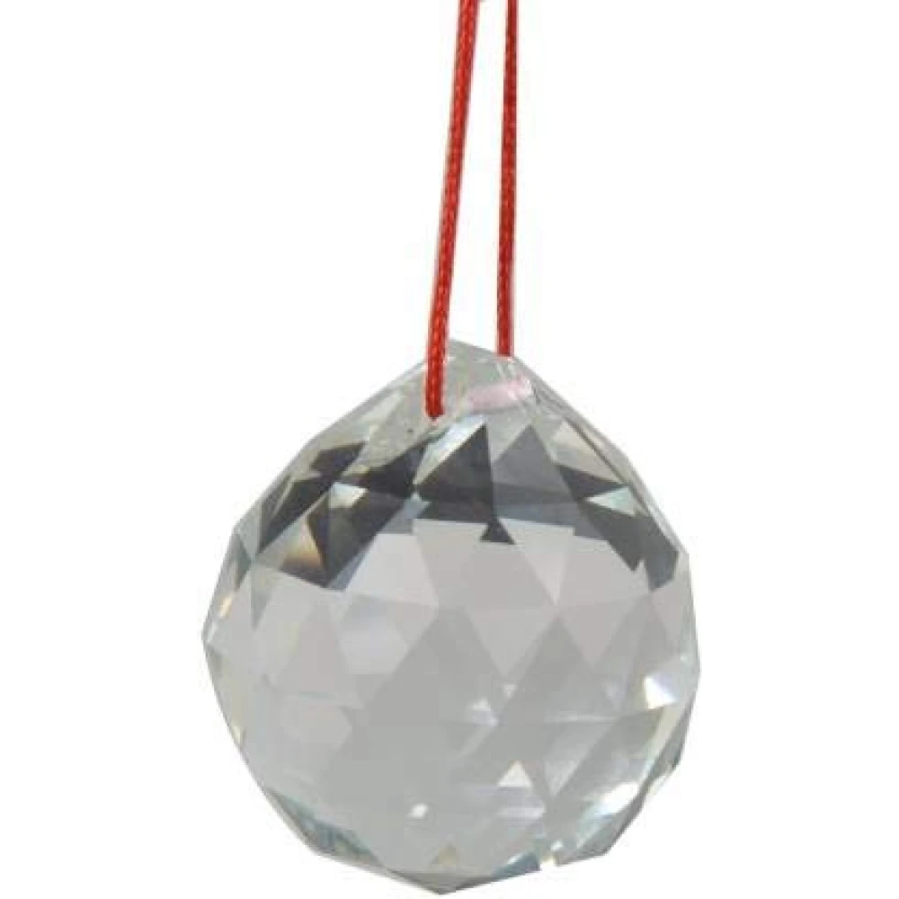 PRMOAGEN Silver Crystal Glass Octagonal Bead Decorative Strand Garland Curtain with Crystal Glass Ball 100 cm (3 ft) Jacquard Window Curtain (Pack of 10) (Solid, Silver, Transparent)