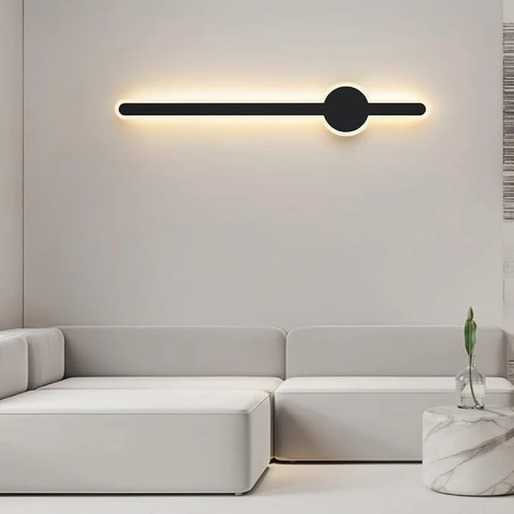 SHRI MAHAL ANTIQUES Long LED Wall Light Indoor Modern Vanity Light Frosted White Acrylic Up and Down Wall Light Bedside Bedroom Aisle Lights Wall Lights