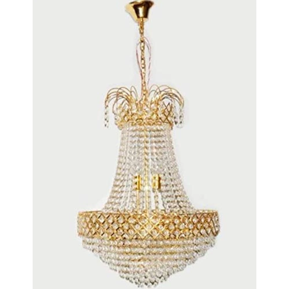 PRMOAGEN® PCL-544 Ceiling Lamp jHHOMAR Chandelier Chandelier Ceiling Lamp PCL 544/ 300mm Glass Crystal Big Size Jhhomar Lamp Ceiling Light for Living Room/Hall/Bed Room etc. Chandelier CeilingLED Crystal Chandelier Light