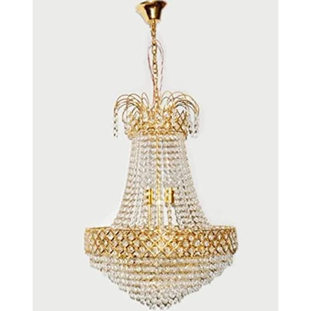PRMOAGEN® LED Crystal Ceiling Lamp jHHOMAR Chandelier Chandelier Ceiling Lamp PCL 1654/1100 300mm Glass Crystal Big Size Jhhomar Lamp Ceiling Light for Living Room/Hall/Bed Room etc. Chandelier Ceiling