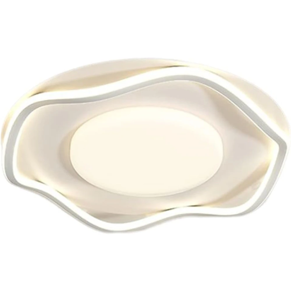 SHRI MAHAL ANTIQUES Ceiling Light Fixture Ceiling Lamp for Bedroom, Modern, Minimalist, Living Room, Main Lamp, Three Color LED Light Source Ceiling Lamp (Color : A)