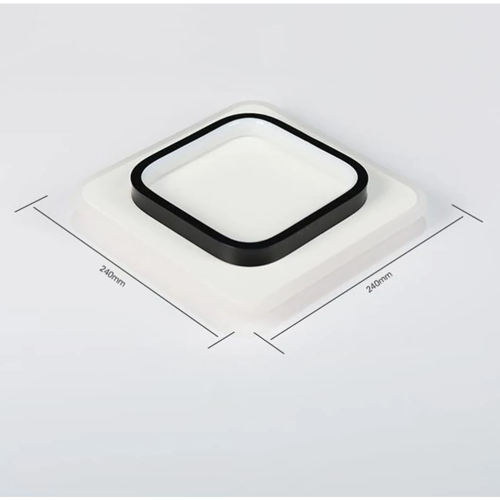 SHRI MAHAL ANTIQUES Led Ceiling Light Fixture Flush Mount for Bedroom Balcony Warm White Square|Home & Garden|Lamps, Lighting & Ceiling Fans|Chandeliers & Ceiling Fixtures