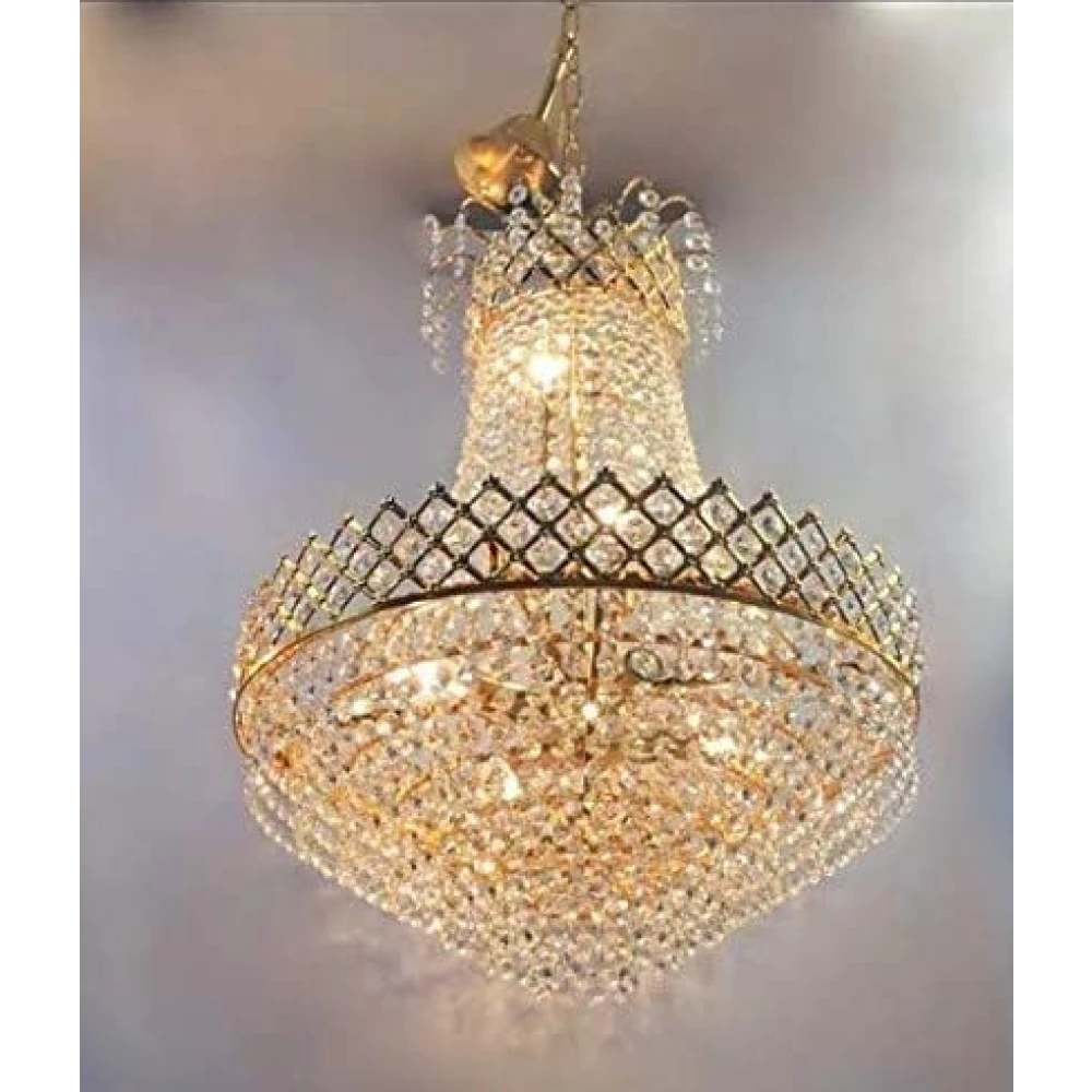 SHRI Mahal Antiques® 20 Watts Chandelier, PAlden, Pyramid BZ_PA_CL 1672