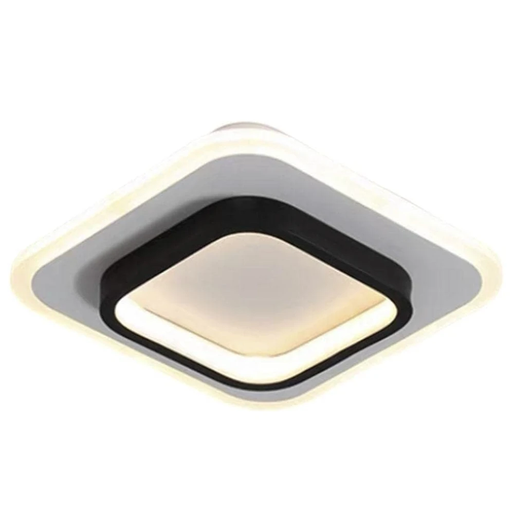 PRMOAGEN Led Ceiling Light Fixture Flush Mount for Bedroom Balcony Warm White Square|Home & Garden|Lamps, Lighting & Ceiling Fans|Chandeliers & Ceiling Fixtures