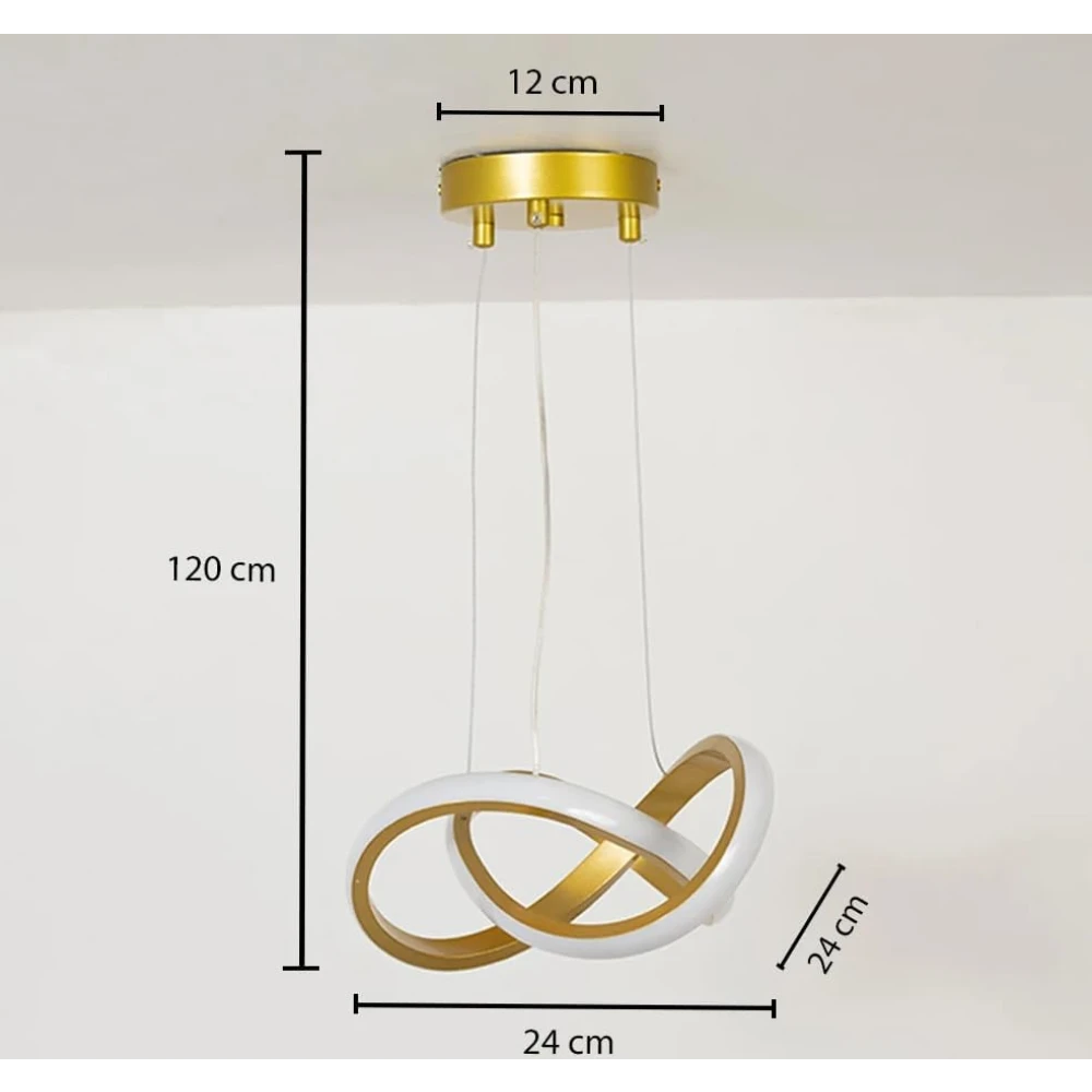 PRMOAGEN LED Acrylic Chandelier Light for Living Room Bed Room Hall Hotel Restaurant etc