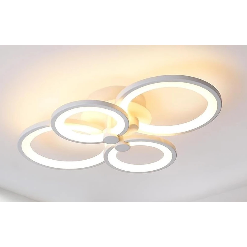 PRMOAGEN 54W LED Ceiling Light for Living Room 3-Color LED Ceiling Light with Remote