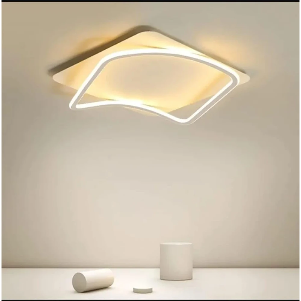 SHRI MAHAL ANTIQUES Decoration Ceiling Lamp Bedroom Lights Ins Ceiling Light Fixture Bedroom Room Dining Room Study Square LED Ceiling Chandelier