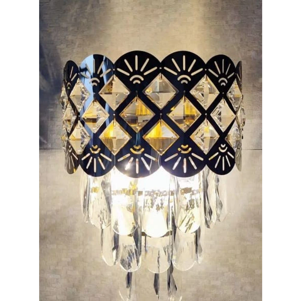 SHRI MAHAL ANTIQUES Wallchiere Wall Lamp with Bulb