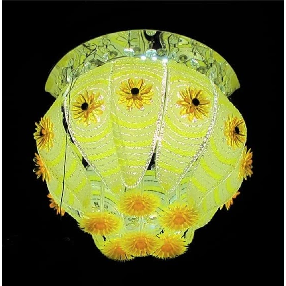SHRI MAHAL ANTIQUES® 300 MM LED Chandelier Light Chandelier Ceiling Lamp