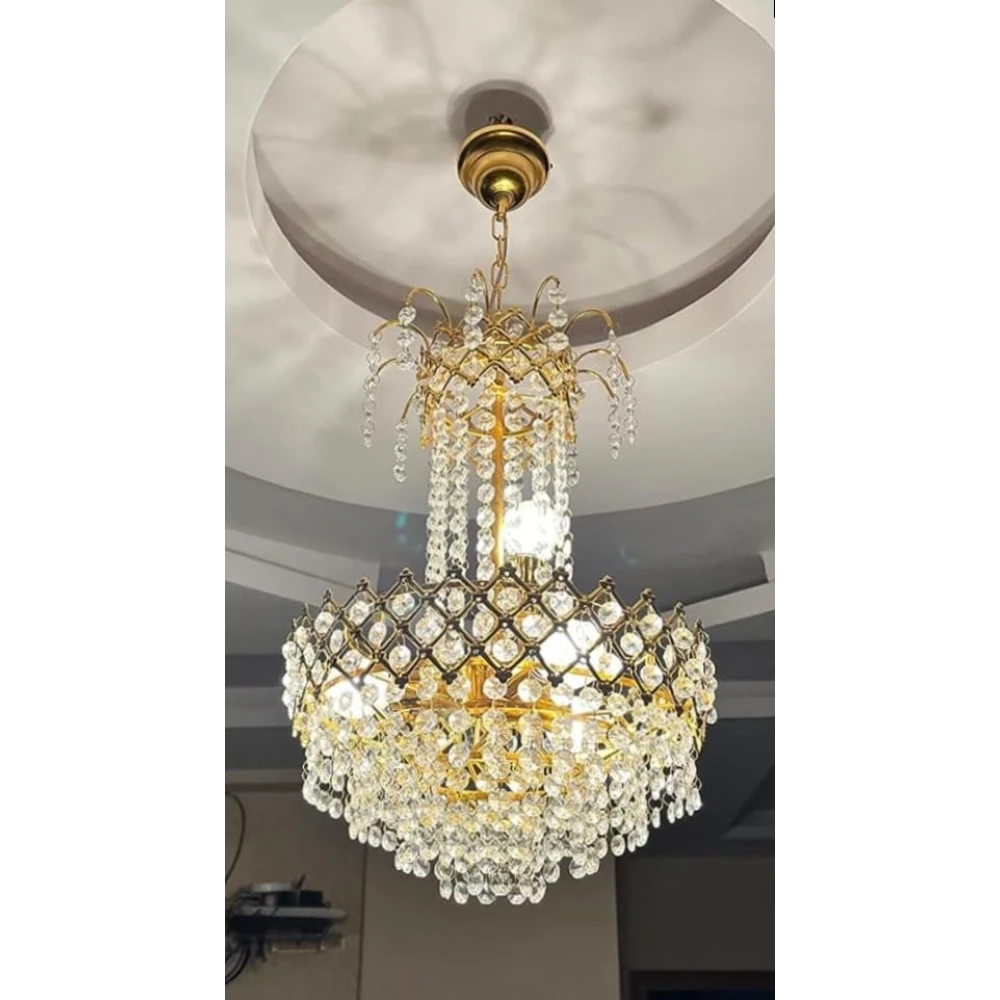 300 MM Glass Crytal Chandelier Light For Living Room Bed Room Hall