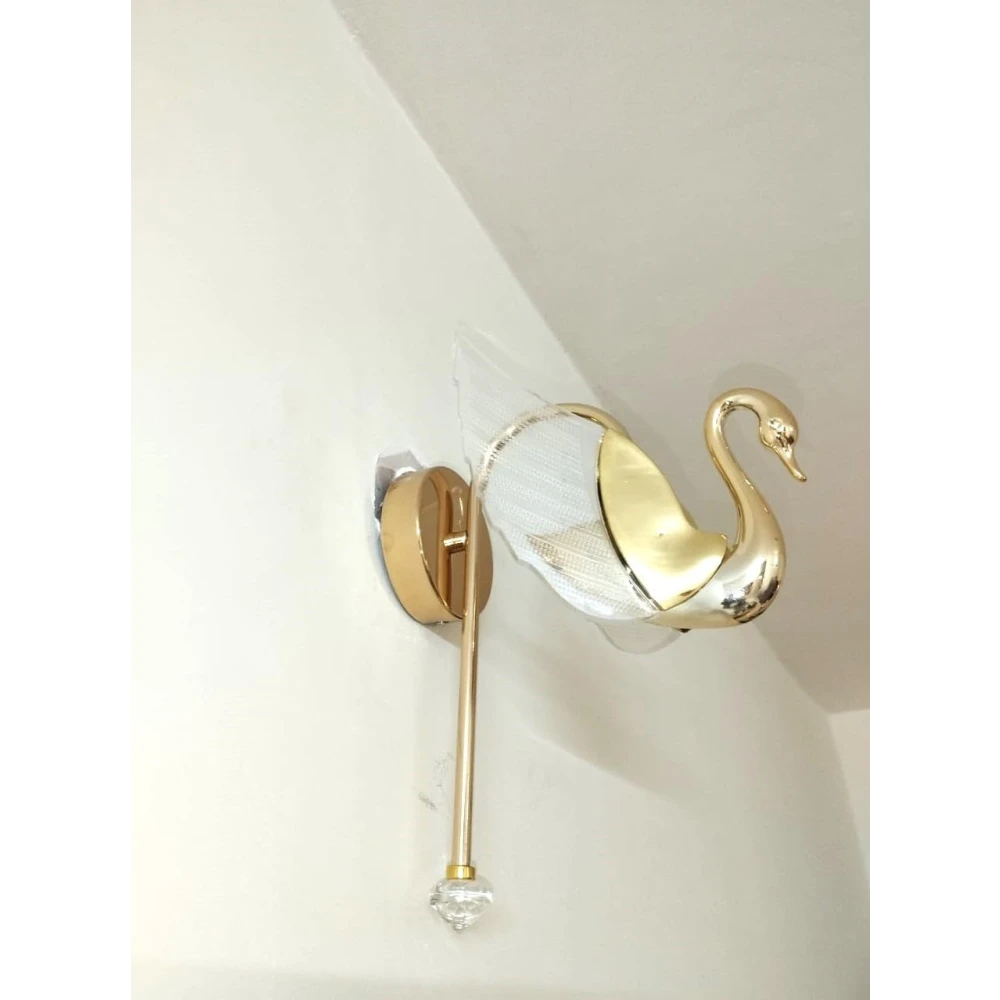 SHRI MAHAL ANTIQUES Decorative LED Wallchiere Wall Lamp with Bulb